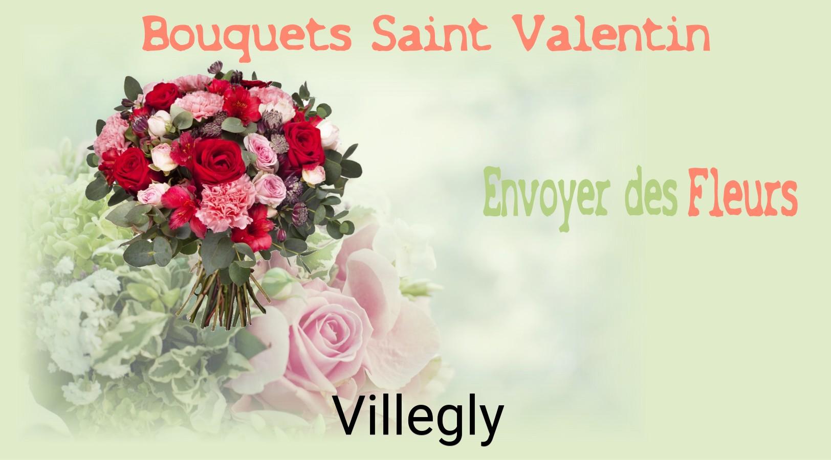 Roses de Saint-Valentin livrées à Villegly